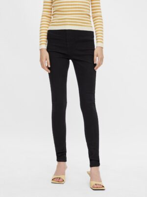 Black Skinny Fit Jeans Pieces Highfive - Women