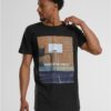 Black T-Shirt Raised By The Streets