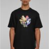 Black T-shirt Coral Oversize