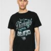 Black T-shirt Diamonds Go Bling