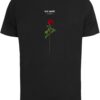 Black T-shirt Lost Youth Rose Tee