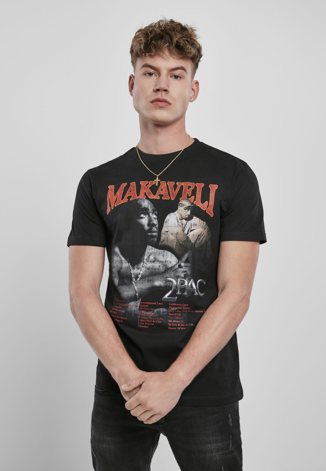 Black T-shirt Tupac Makaveli
