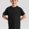 Black T-shirt for Children Original Fruit of the Loom