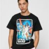 Black T-shirt with Star Wars poster