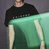 Black T-shirt with friends logo