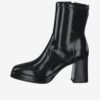Black Tamaris High HeelEd Ankle Boots - Women