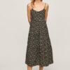 Black Women Floral Dress Pepe Jeans - Women