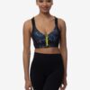 Black Women Patterned Sports Bra DORINA Sully - Women