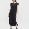 Black Women's Basic Maxi Dress Pieces Chilli