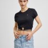 Black Womens Crop Top Tommy Jeans - Women