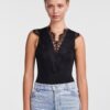 Black Women's Lace Bodysuit Pieces Ilu - Women's