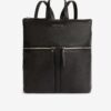 Black Women's Leather Backpack Geox Borsa - Women