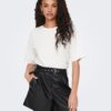 Black Women's Leatherette Shorts ONLY Heidi - Women
