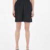 Black Womens Linen Shorts ONLY Tokyo - Women