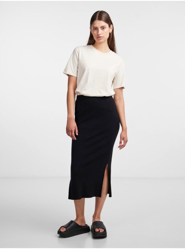 Black Women's Midi Sweater Skirt Pieces Crista - Women