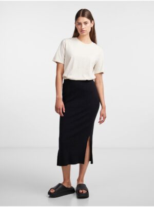 Black Women's Midi Sweater Skirt Pieces Crista - Women