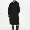 Black Womens Oversize Sweatshirt Dress ONLY Chelsea - Women