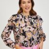 Black Women's Patterned Blouse ORSAY - Ladies