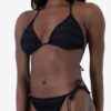 Black Women's Patterned Swimsuit Bottom DORINA Kubah - Women