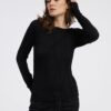 Black Women's Patterned T-Shirt AWARE by VERO MODA Gudrun - Women