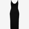 Black Women's Pencil Maxi-dresses ONLY Debbie - Ladies