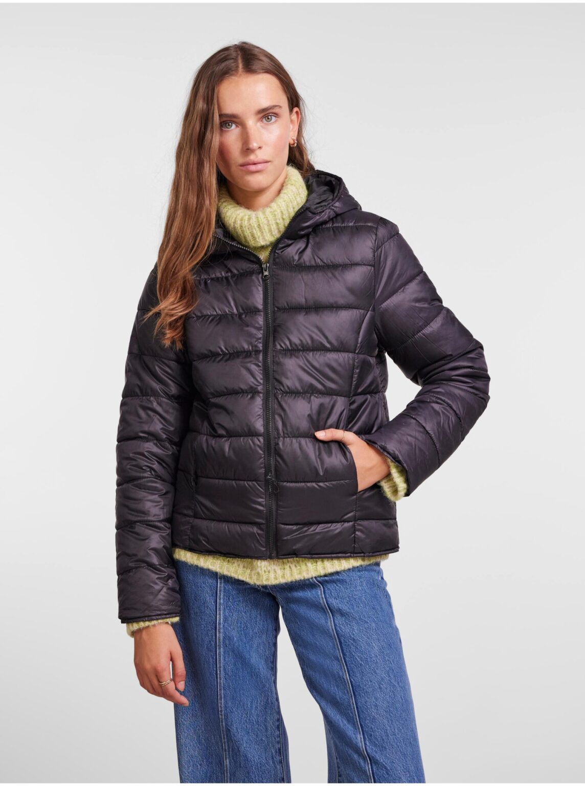 Black Women's Quilted Jacket Pieces Birdie - Women