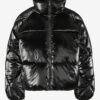 Black Women's Quilted Winter Jacket Noisy May Kit - Women