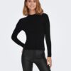 Black Women's Ribbed Sweater JDY Magda - Ladies