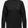 Black Women's Ribbed Sweater ONLY CARMAKOMA New Tessa - Women