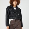 Black Womens Short Crooked Wrangler Fender Collaboration - Women