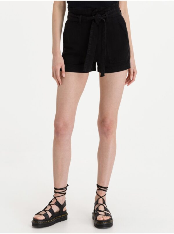 Black Womens Shorts Guess Janna - Women