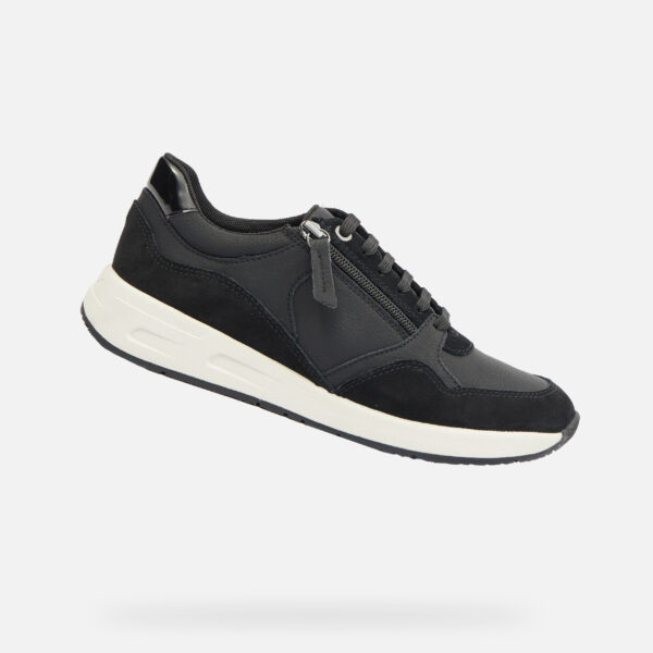 Black Women's Sneakers Geox Bulmya - Women