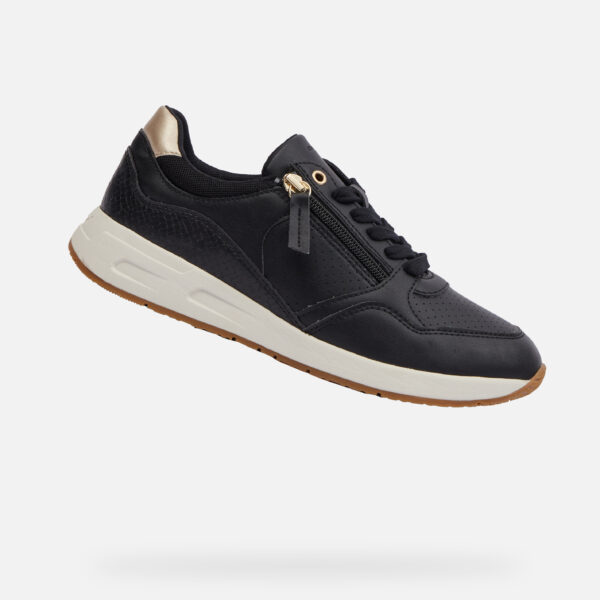 Black Women's Sneakers Geox Bulmya - Women