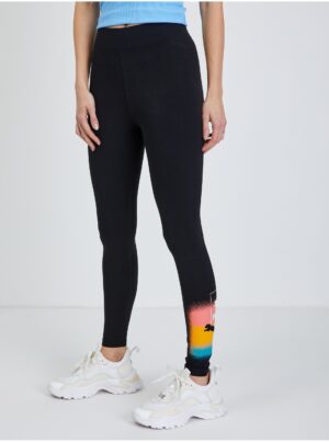 Black Womens Sport Leggings Puma Brand Love - Women