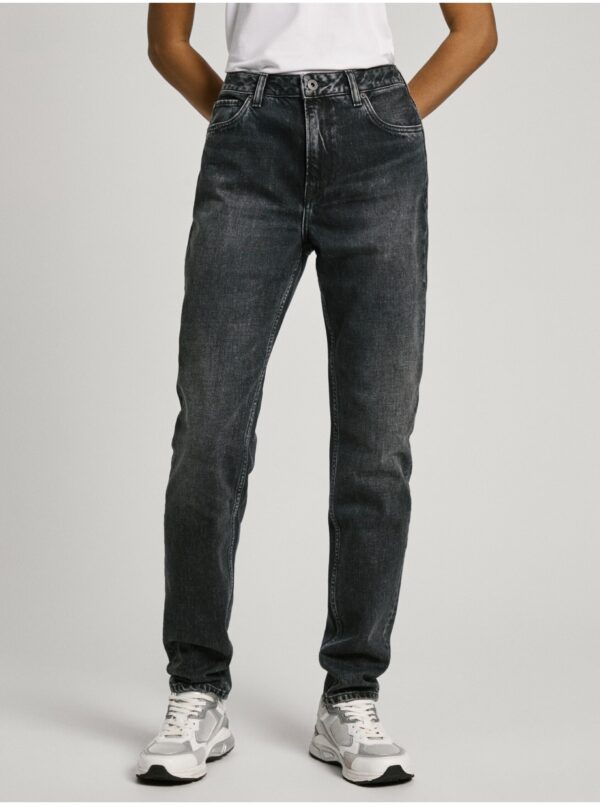 Black Women's Straight Fit Pepe Jeans - Women