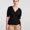 Black Women's Wrap Blouse Pieces Tala - Women's