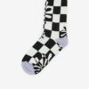 Black-and-White Women Patterned Socks BLACK VANS Divine Energy - Women