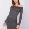 Black and silver dress by Nassima RUE PARIS