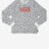 Black and white girly patterned long sleeve T-shirt VANS - Girls