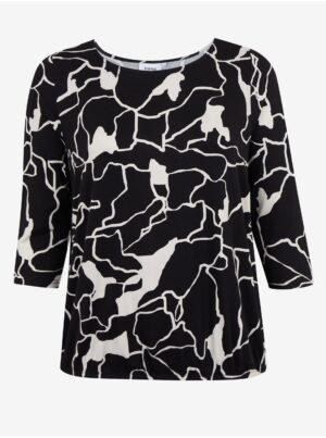 Black and white patterned blouse Fransa - Ladies