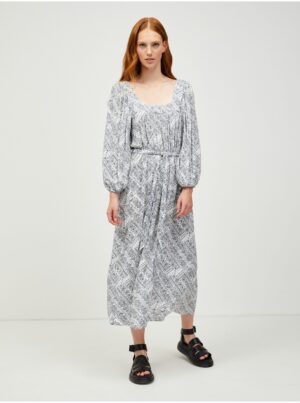Black and white patterned maxi dress VERO MODA Peace - Women
