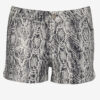 Black and white patterned shorts CAMAIEU