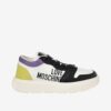 Black and white women's leather sneakers Love Moschino - Women's