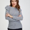 Black and white women's patterned T-shirt ORSAY - Women