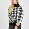 Black and white women's patterned sweater ORSAY - Women