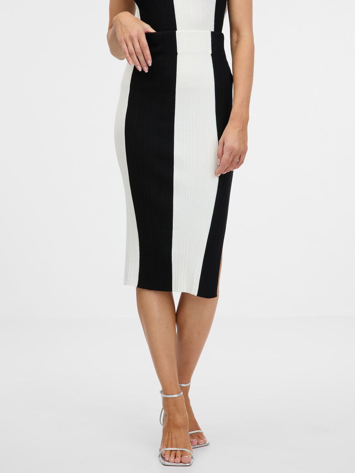 Black and white women's striped skirt ORSAY - Women's