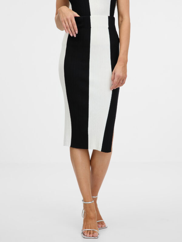 Black and white women's striped skirt ORSAY - Women's