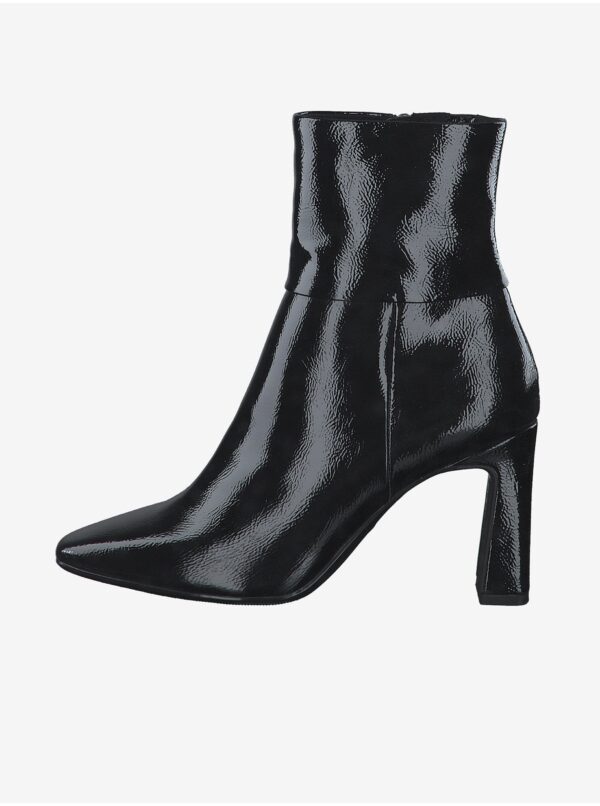 Black ankle boots on heel Tamaris - Women's