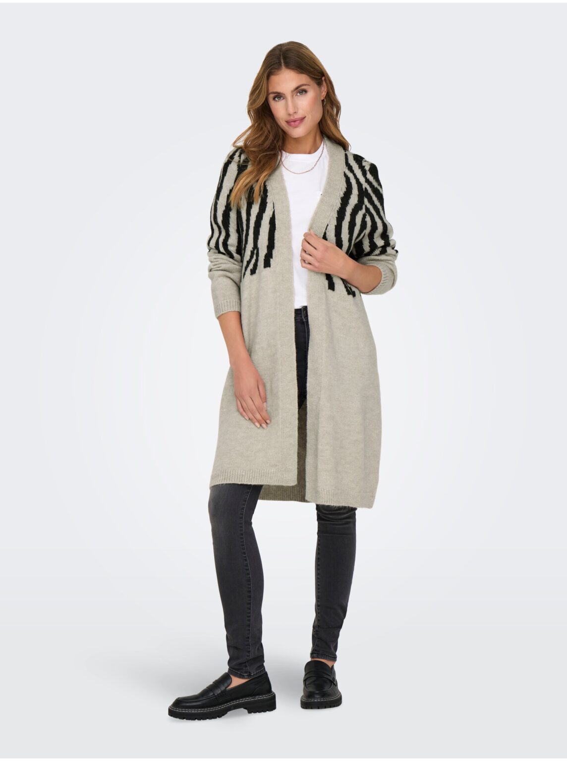 Black-beige women's cardigan ONLY Jade - Women's
