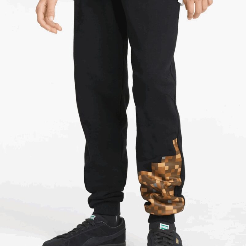 Black boys sweatpants Puma x MINECRAFT - unisex
